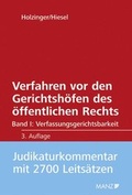 Cover: Verfahren vor den Gerichtsh&ouml;fen des &ouml;ffentlichen Rechts - Manz