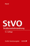 Cover: Stra&szlig;enverkehrsordnung - Manz