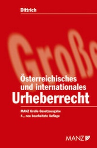 Abbildung von: Österreichisches und internationales Urheberrecht - Manz