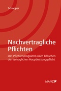 Cover: Nachvertragliche Pflichten - Manz