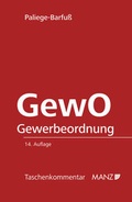 Cover: GewO Die Gewerbeordnung 1994 - Manz