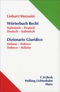 Cover: W&ouml;rterbuch Recht Italienisch-Deutsch Deutsch-Italienisch - Manz
