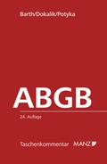 Cover: Das Allgemeine b&uuml;rgerliche Gesetzbuch - Manz