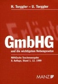 Cover: GmbHG - Manz