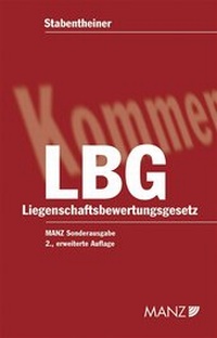 Abbildung von: Liegenschaftsbewertungsgesetz - LBG - Manz
