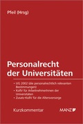 Cover: Personalrecht der Universit&auml;ten - Manz
