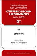 Cover: Polizei und Strafproze&szlig; - Manz