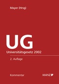 Cover: Kommentar zum Universit&auml;tsgesetz 2002 - Manz