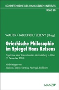 Cover: Griechische Philosophie im Spiegel Hans Kelsens - Manz