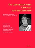Cover: Die Lebenszeugnisse Oswalds von Wolkenstein - B&ouml;hlau