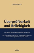 Cover: &Uuml;berpr&uuml;fbarkeit und Beliebigkeit - B&ouml;hlau