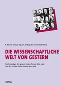 Cover: Die wissenschaftliche Welt von gestern - B&ouml;hlau