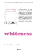 Cover: L'Homme. Europ&auml;ische Zeitschrift f&uuml;r Feministische Geschichtswissenschaft / Whiteness - B&ouml;hlau