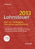 Cover: Lohnsteuer 2013 - Manz