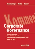 Cover: Der &ouml;sterreichische Corporate Governance Kodex - Manz