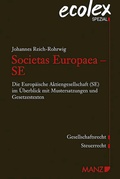 Cover: Societas Europaea - SE - Manz