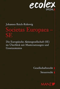 Enlarge image Cover: Societas Europaea - SE - Manz