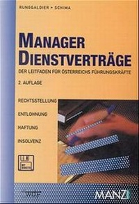 Abbildung von: Manager-Dienstverträge - Manz