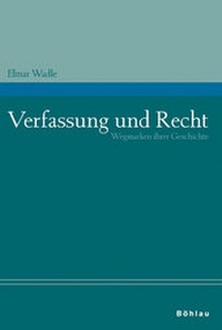 Enlarge image Cover: Verfassung und Recht - Böhlau