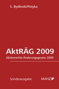 Cover: AktR&Auml;G 2009 - Manz
