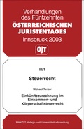 Cover: Steuerrecht - Eink&uuml;nftezurechnung im Einkommen und K&ouml;rperschaftssteuerrecht - Manz