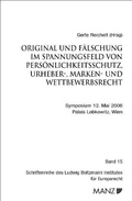 Cover: Original und F&auml;lschung - Manz