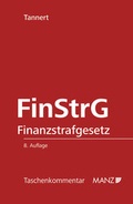 Cover: FinStrG Finanzstrafgesetz - Manz