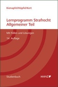 Cover: Lernprogramm Strafrecht - Allgemeiner Teil - Manz