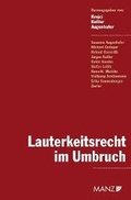 Abbildung von: Lauterkeitsrecht im Umbruch - Manz