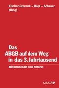 Cover: Das ABGB auf dem Weg in das 3.Jahrtausend - Manz