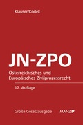 Cover: JN-ZPO Jurisdiktionsnorm und Zivilprozessordnung - Manz