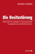Abbildung von: Die Besitzstörung - Manz