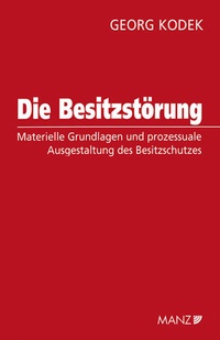 Abbildung von: Die Besitzstörung - Manz