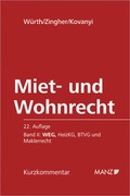 Cover: Miet- und Wohnrecht Band II - Manz