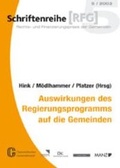Cover: Auswirkungen des Regierungsprogramms auf die Gemeinden - Manz