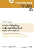 Cover: Gender Budgeting im Gemeindehaushalt - Manz