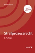 Cover: Strafprozessrecht - Manz