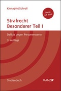 Cover: Studienbuch Strafrecht - Besonderer Teil I - Manz