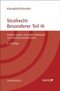 Cover: Strafrecht - Besonderer Teil III - Manz