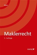 Cover: Maklerrecht - Manz