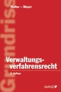 Cover: Grundriss des &ouml;sterreichischen Verwaltungsverfahrensrechts - Manz