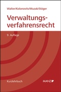 Cover: Verwaltungsverfahrensrecht - Manz
