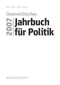 Cover: &Ouml;sterreichisches Jahrbuch f&uuml;r Politik 2007 - B&ouml;hlau