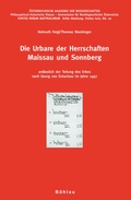 Cover: Die Urbare der Herrschaften Maissau und Sonnberg - B&ouml;hlau