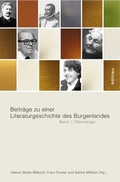 Cover: Beitr&auml;ge zu einer Literaturgeschichte des Burgenlandes - B&ouml;hlau