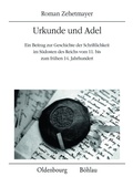Cover: Urkunde und Adel - B&ouml;hlau