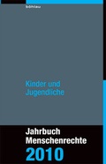 Cover: Jahrbuch Menschenrechte / Kinder und Jugendliche - B&ouml;hlau