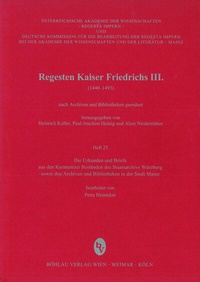 Abbildung von: Die Urkunden und Briefe aus den Kurmainzer Beständen des Bayerischen Staatsarchivs in Würzburg sowie den Archiven und Bibliotheken der Stadt Mainz - Böhlau
