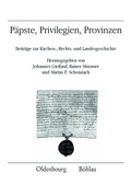 Cover: P&auml;pste, Privilegien, Provinzen - B&ouml;hlau