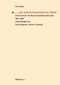 Abbildung von: »... ein wahrhaft patriotisches Werk« - Böhlau